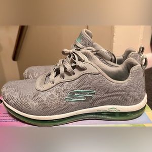 Skechers Air Element Women Sneakers Gray/Mint Size 7